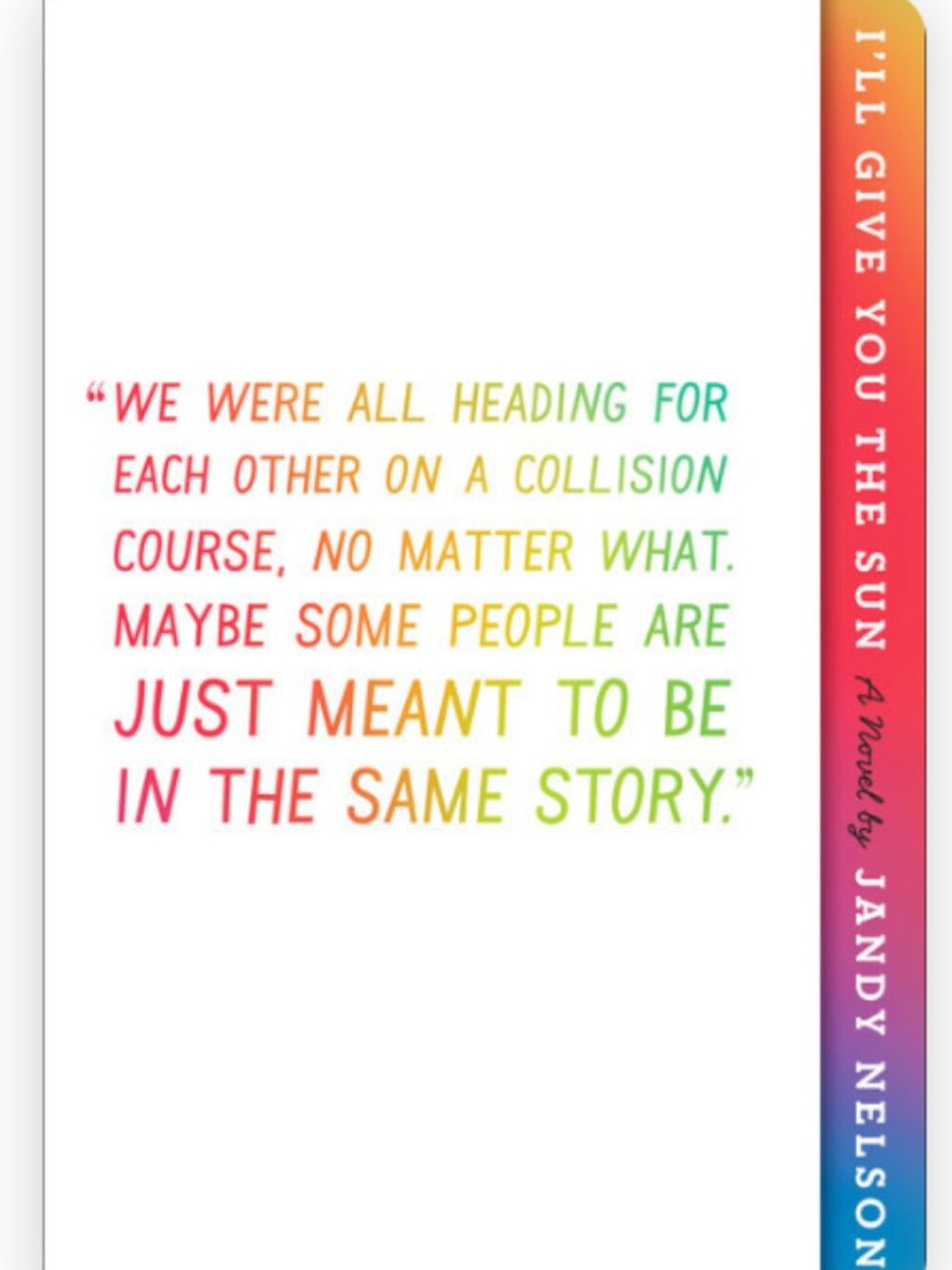 2/$10 I'll Give You the Sun by Jandy Nelson